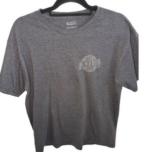 5.11 Tactical Freedom Is Not Free T-Shirt Men's Size Large Gray Est 2003